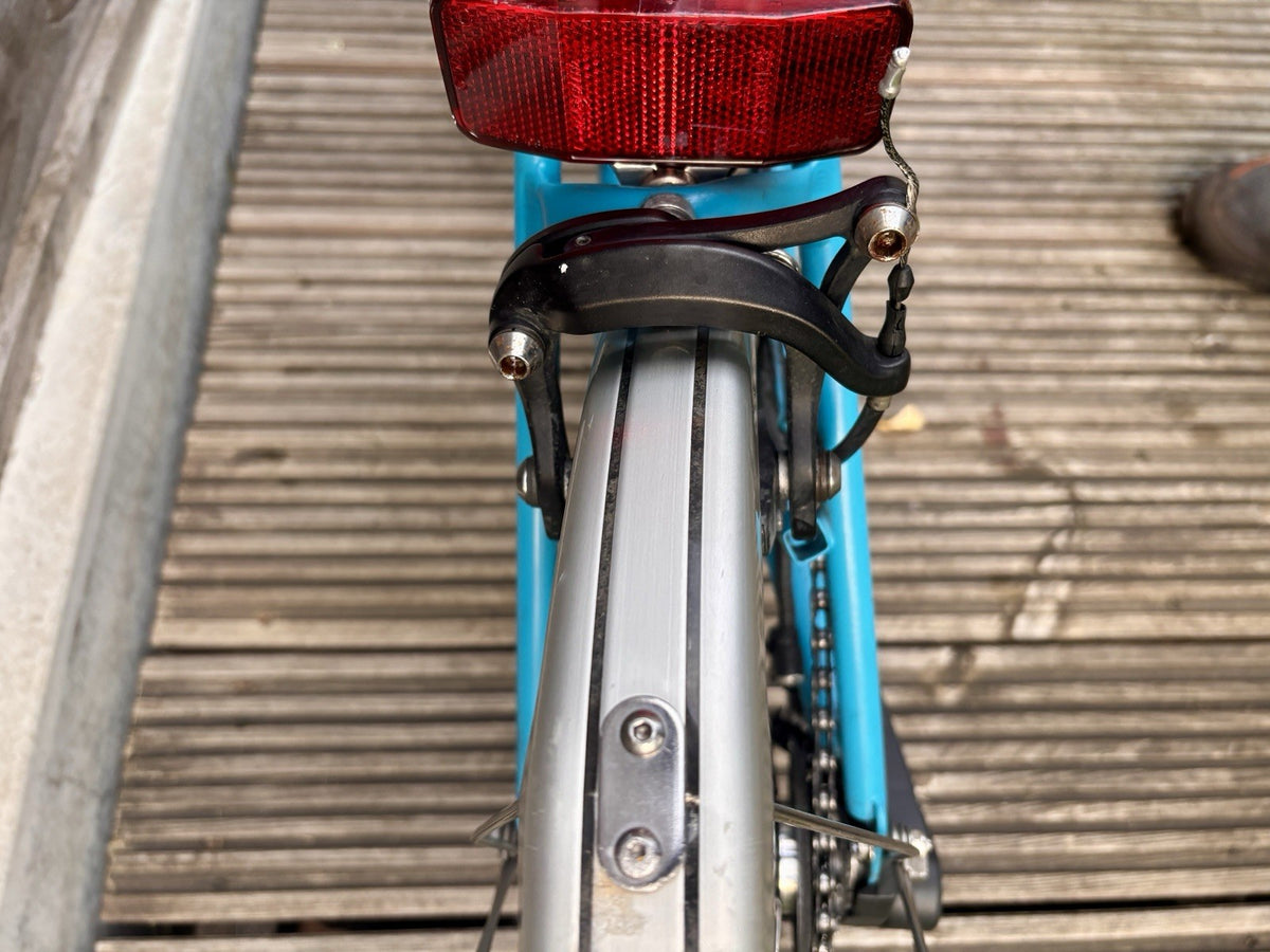 Brompton S2L Folding Bike Blue Lagoon - 2 speeds - 16in Wheels Mudguards
