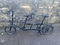 Ecosmo 20in wheel Folding Tandem Bicycle Bike - Black, good condition