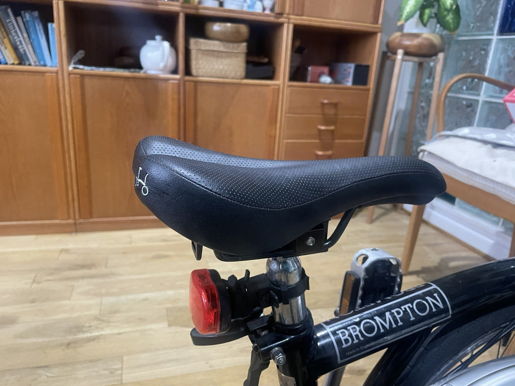 Brompton Black Folding Bike 3-Speed Serviced with Rear Rack Great Condition Used