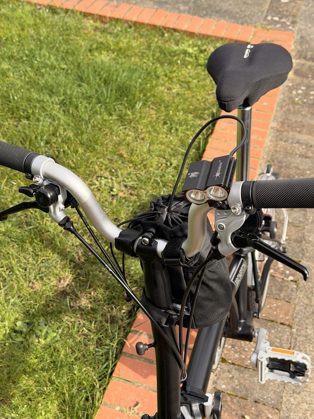 Brompton C Line Folding Bike 6-Speed matte black Good Condition