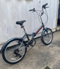 Challenge Holborn Folding Bicycle Black 20in Wheels Camping Commuting Bike New