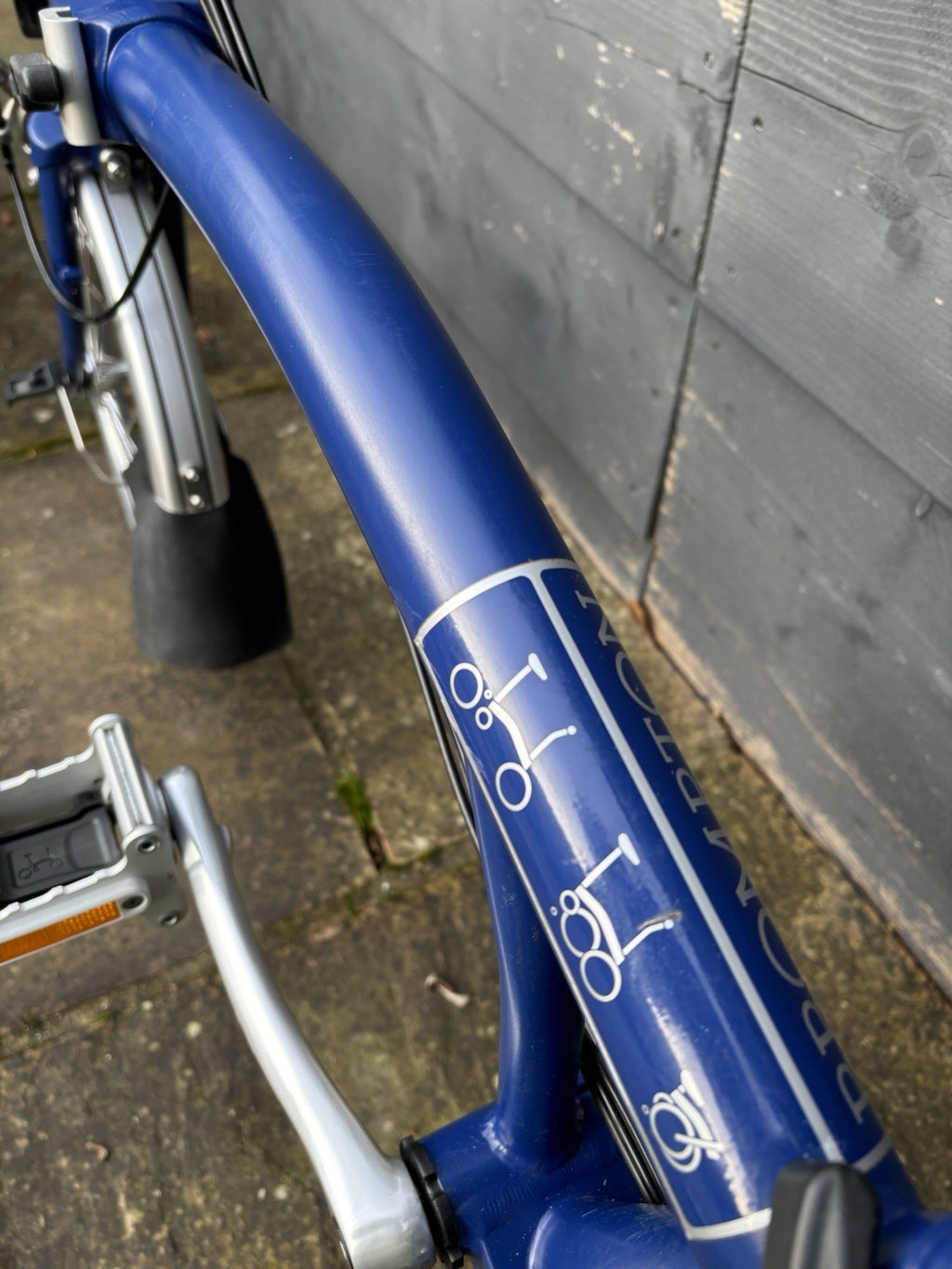 Brompton M6R in Cobalt Blue Folding bike C Line - Very Light Leisure Use Only