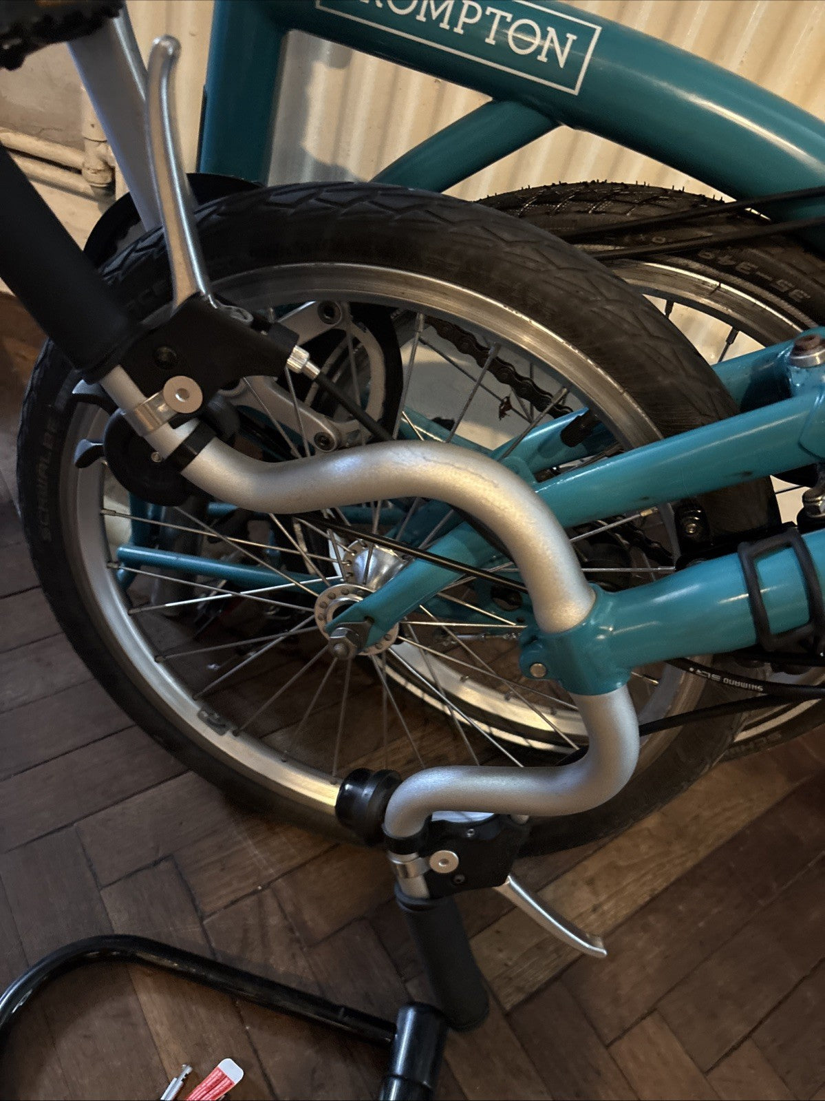 Brompton B75 16" Folding Bike - Blue - Discontinued - VGC - Classic Shape