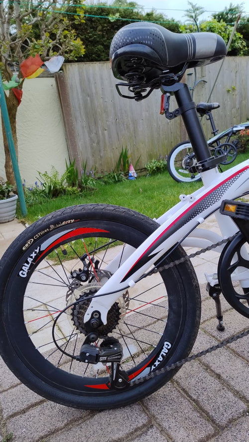 20" Lightweight Folding Bike 7 Speed Gears And Dual Brake Discs