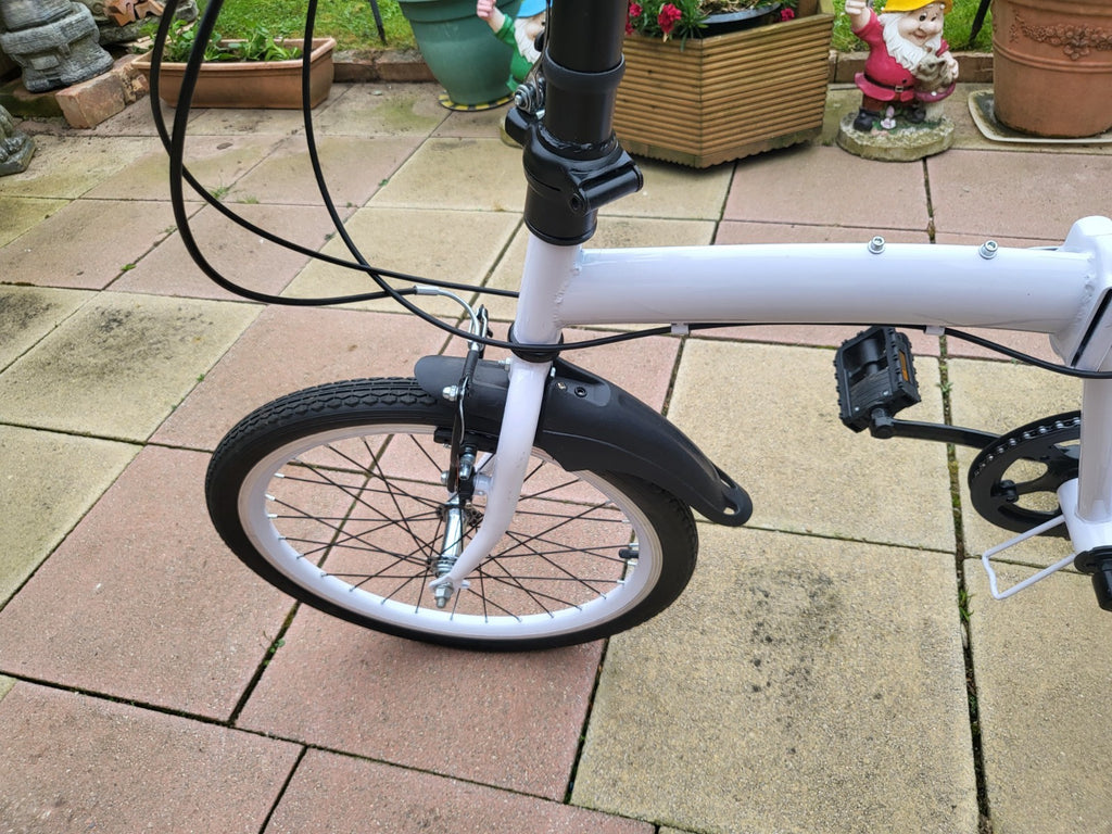 Folding Folding Bike 20" Wheel, 6-Speed, Unisex Commuter Bicycle, See Photos