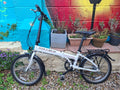 Carrera Transit Folding Bike 20” Wheels 8 Speed Alloy Frame Rack
