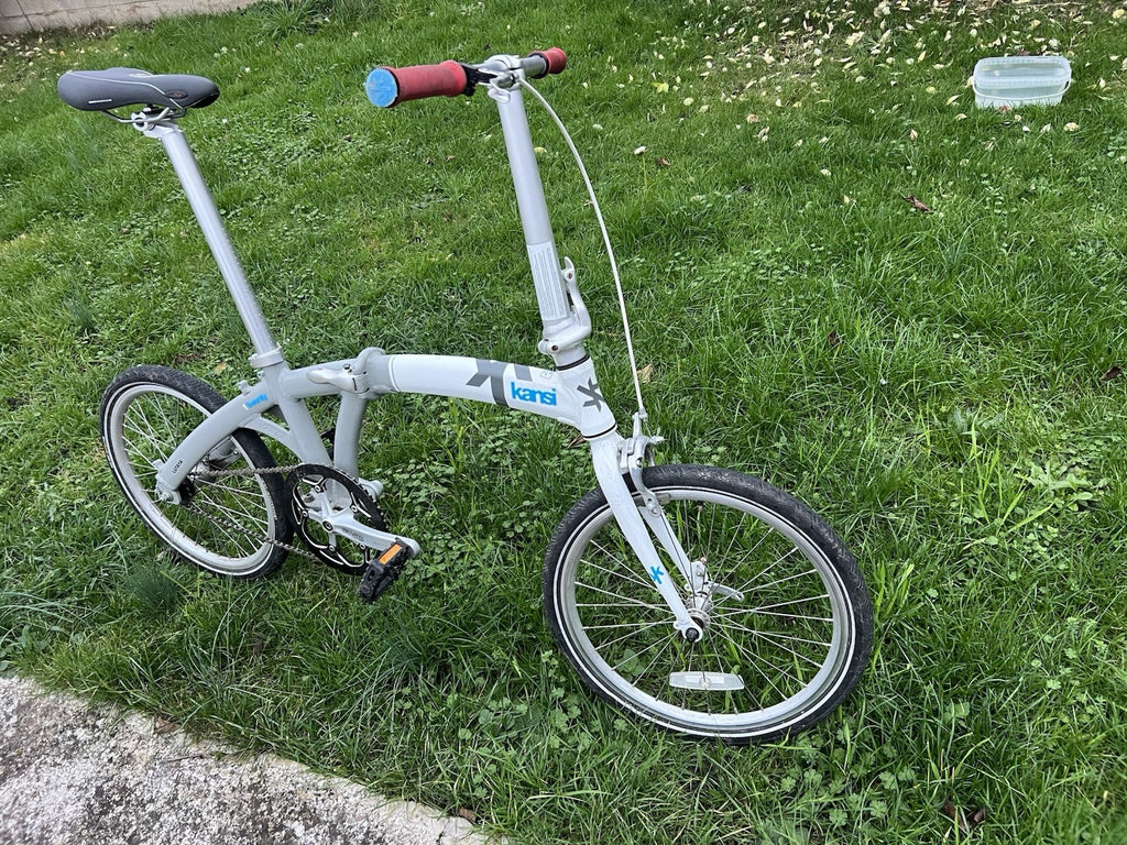 Kansi 1Twenty Single Speed Folding Bike 100 miles Only Superb Original Condition