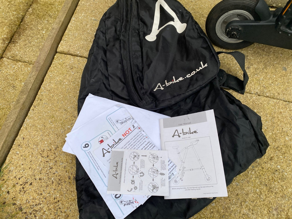 Genuine Sinclair Research A-Bike with original Carry Bag & Paperwork - Clive