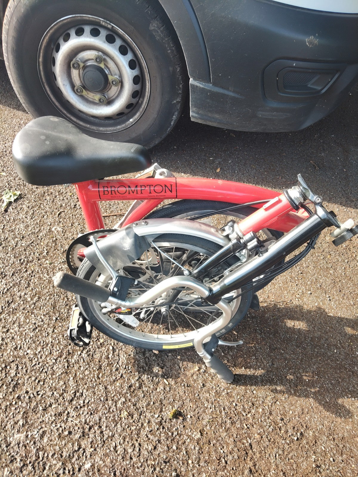 Brompton C Line M6R (6 Speed)  folding bicycle - Red