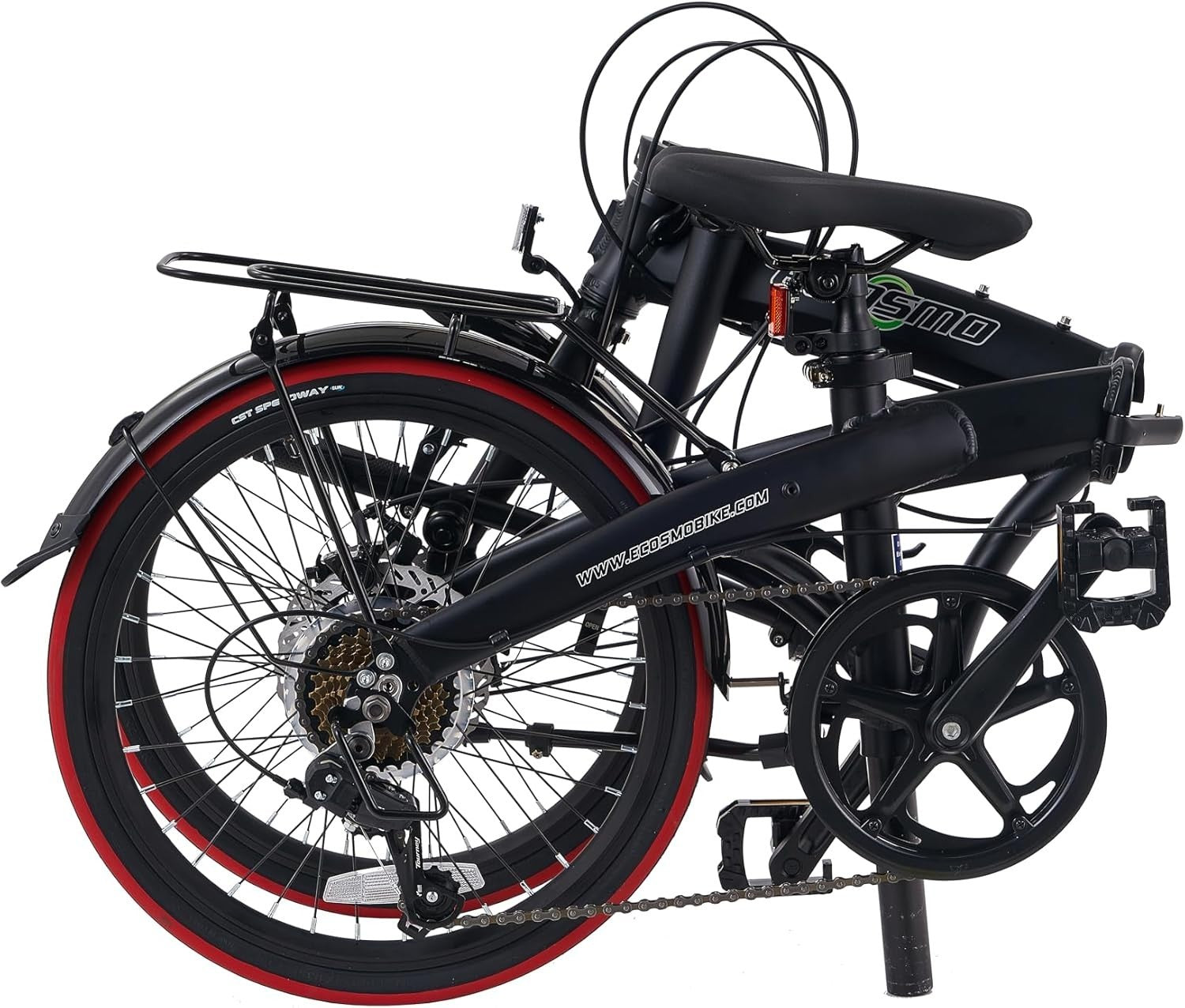 Folding 20" Alloy Bike 7 Speed Lightweight Commuter Bicycle 12kg City