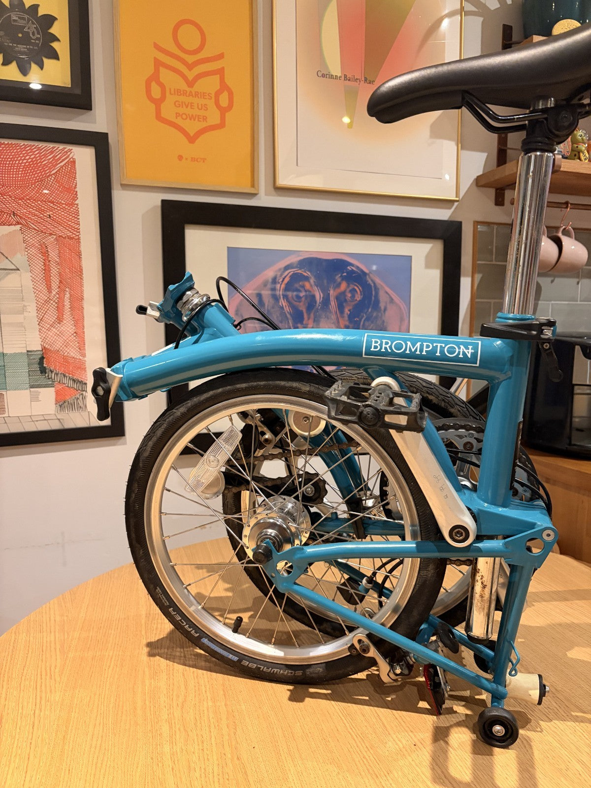 Brompton B75 16" Folding Bike - Blue