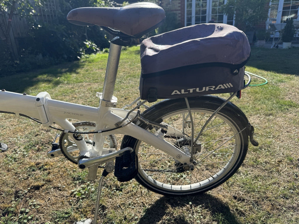 Bickerton Junction 1607 Country Folding Bike  with pannier, bike pump and lock