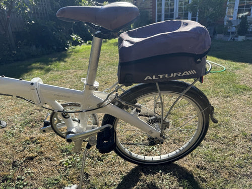 Bickerton Junction 1607 Country Folding Bike  with pannier, bike pump and lock