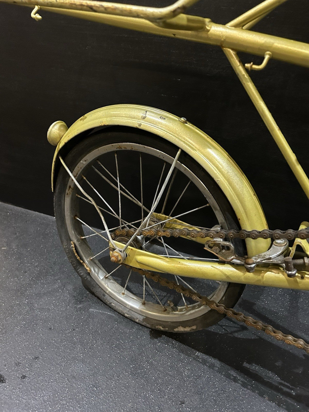 Moulton Mini Folding Bike 16in 1972 Steel 1 Speed Rack Mudguards Caliper