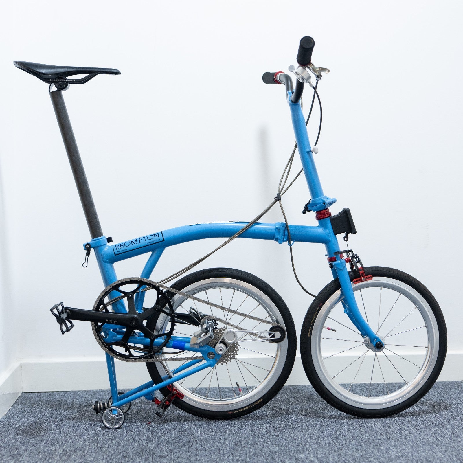 Brompton 11-26T 6 speed M bar 8.7kg Carbon Extralite H&H Ti Parts Workshop Rapha