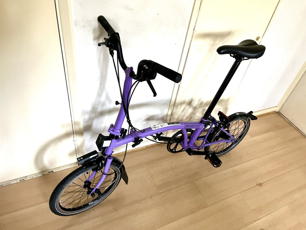 Brompton C Line Explore, 6-Speed, Pop Lilac, Black Ed, 2025 Mid, EXC COND