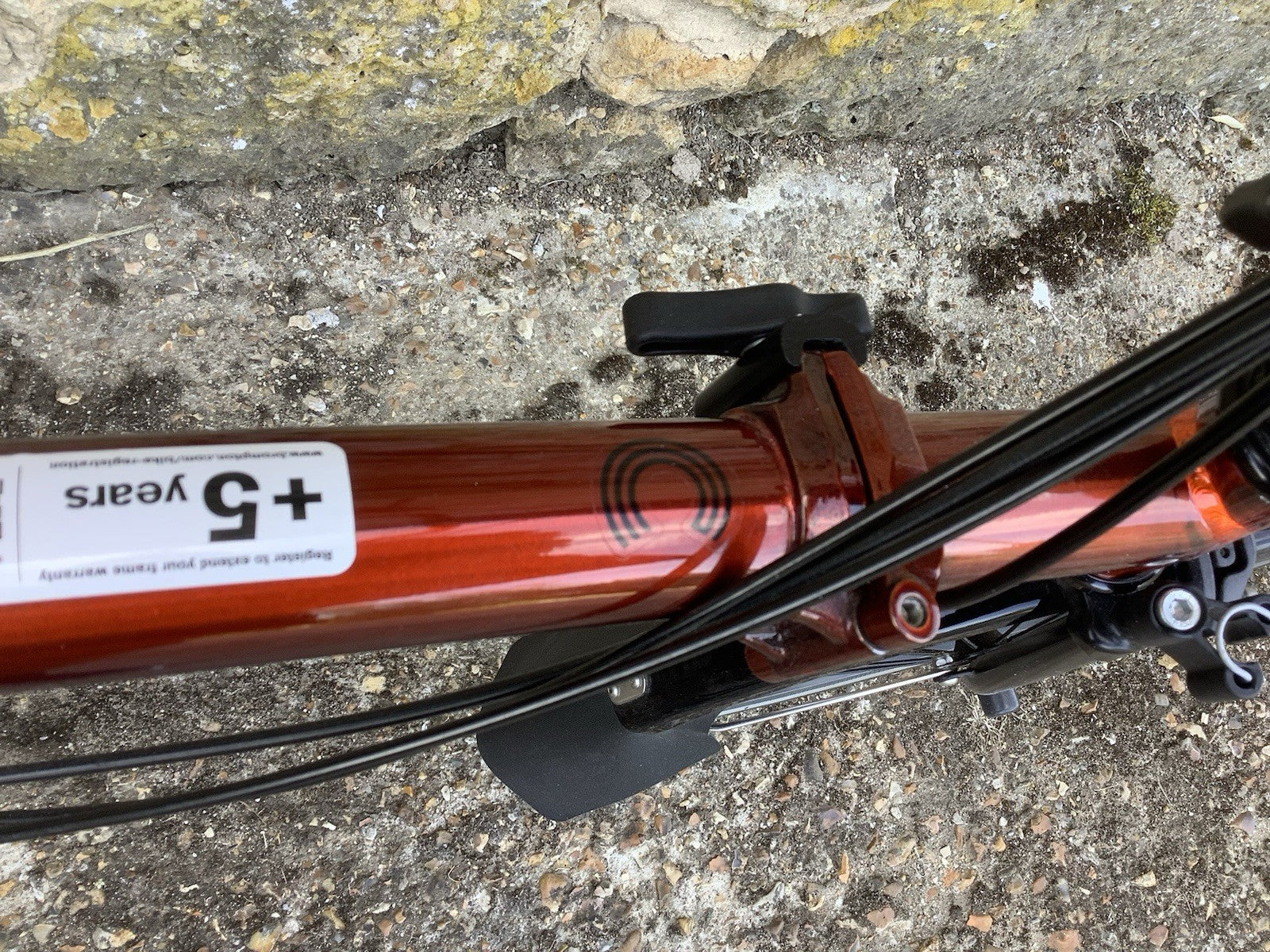 2023 Brompton C Line Explore 6 speed High Handlebar Flame Lacquer - UK Shipping