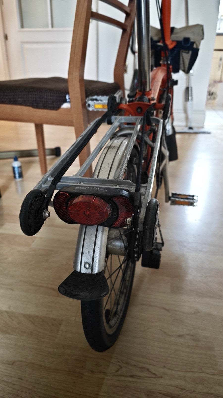 Brompton Folding Bike 6-Speed with Front Bag and Accessories