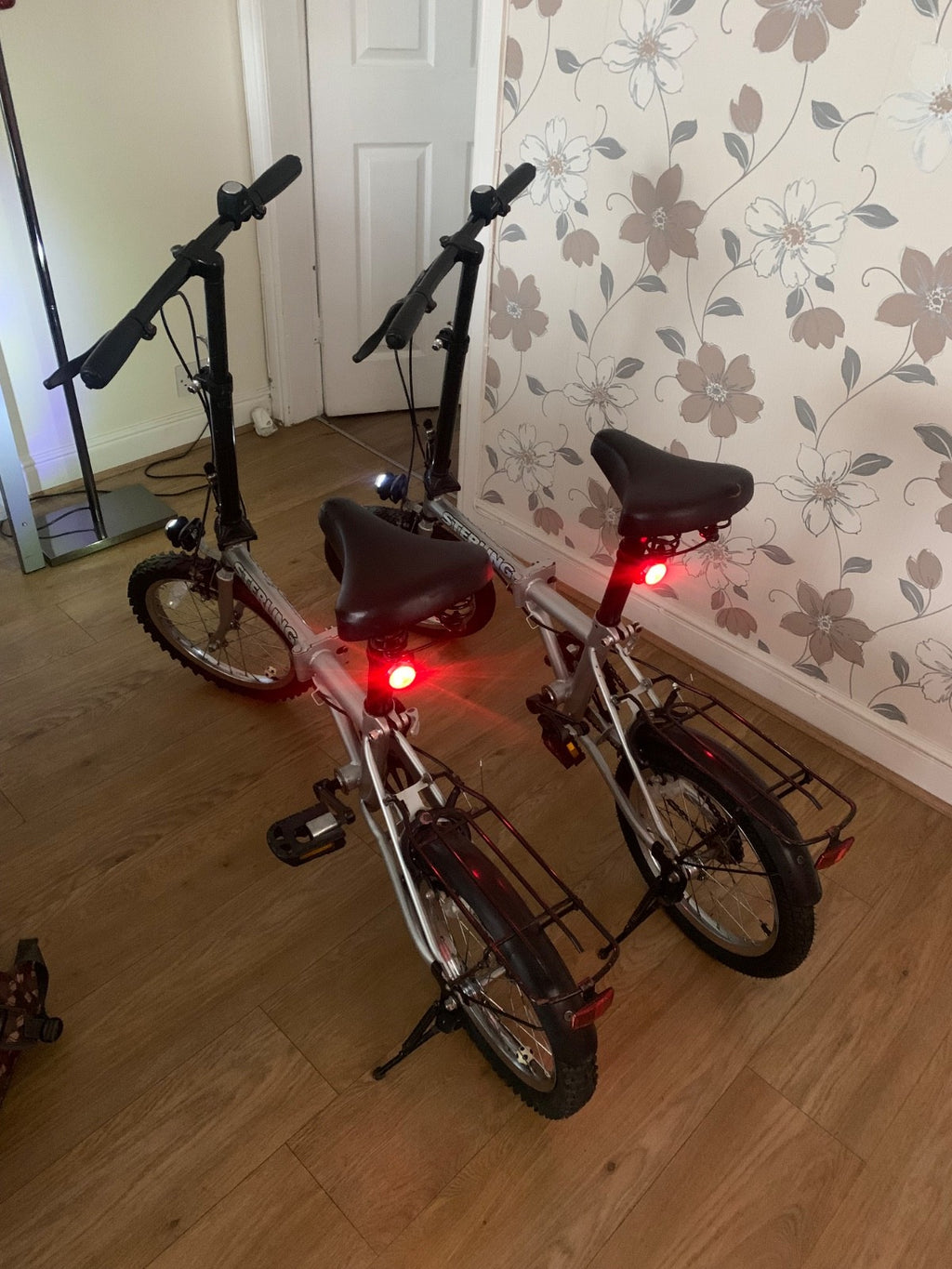 2x folding bikes
