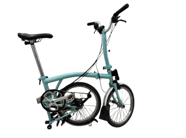 Brompton C Line M6L (6 Speed) folding bicycle - Turkish Green