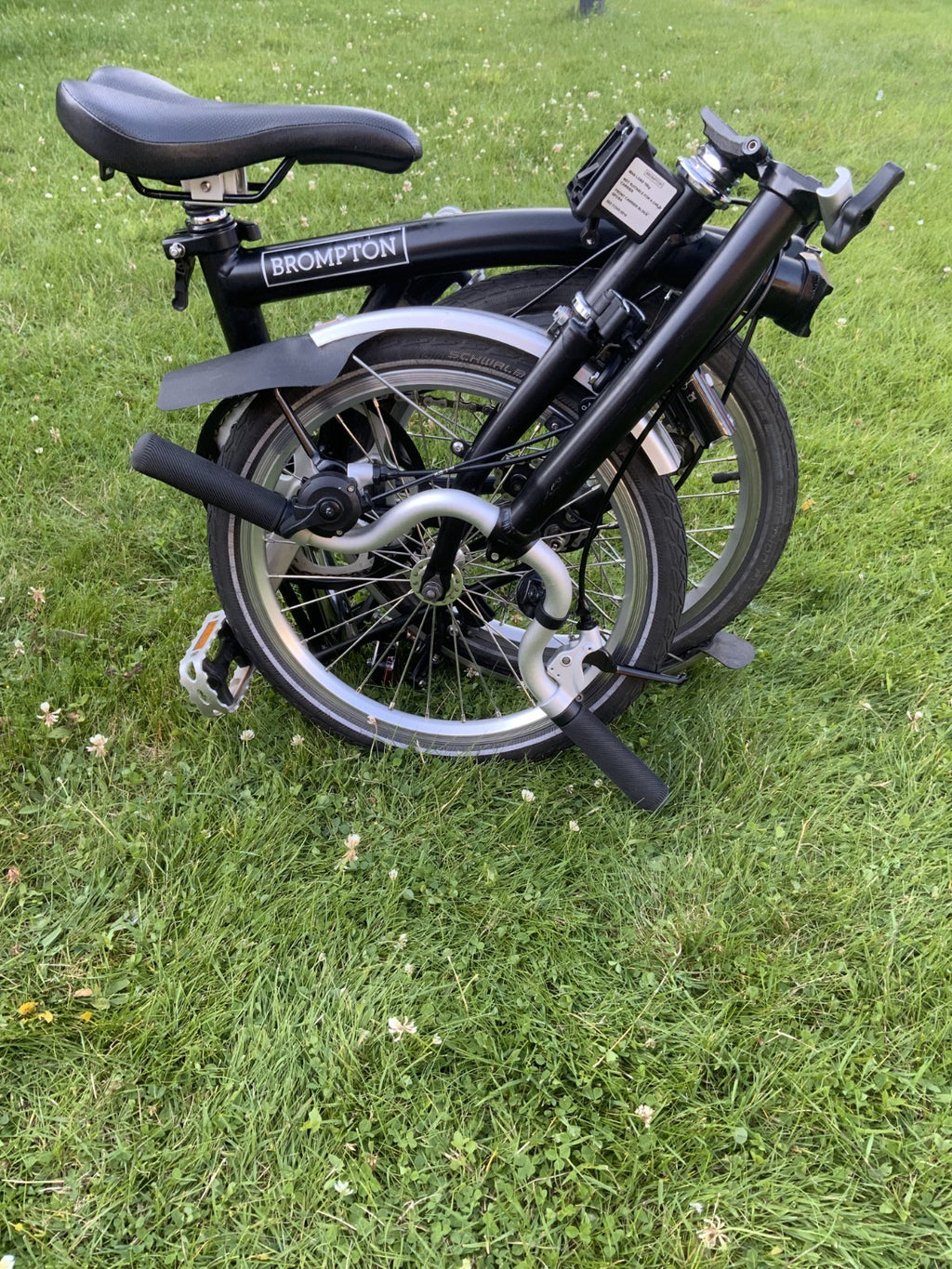 Brompton 2019 M3L folding bike - with lights