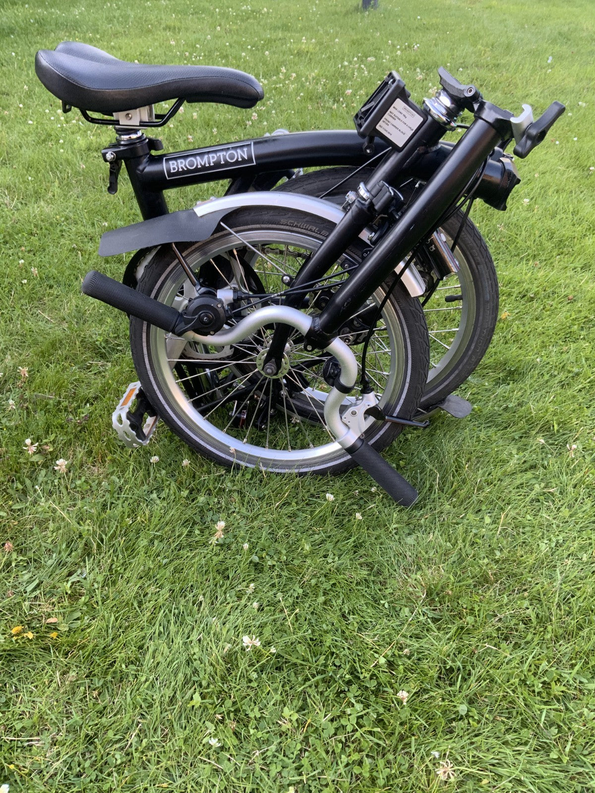 Brompton 2019 M3L folding bike - with lights