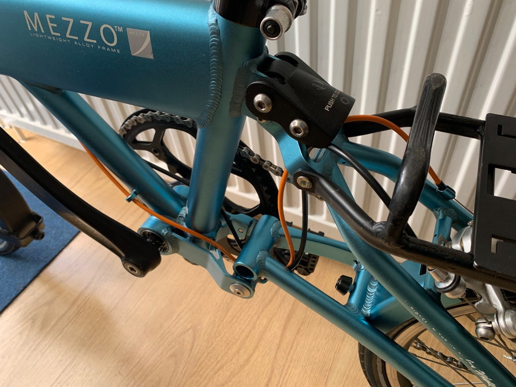 Mezzo D9 Folding Bike Bicycle - Very Good Condition - Serviced with New Parts