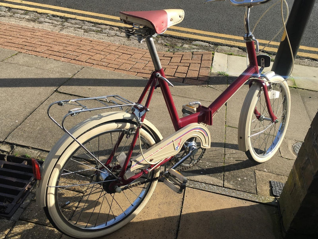 Vintage Ladies Folding Bicycle 3-speed