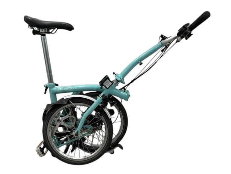 Brompton C Line M6L (6 Speed) folding bicycle - Turkish Green