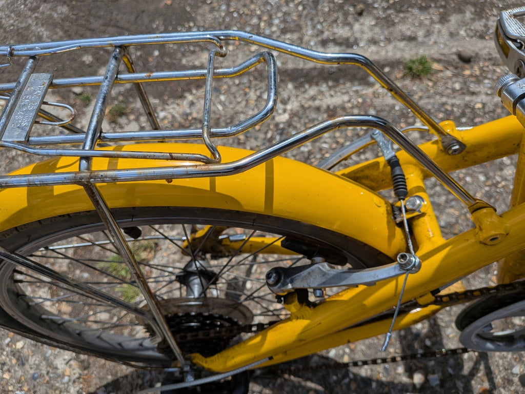 Bobbin Yellow Folding Bicycle Like Brompton Folding Bike
