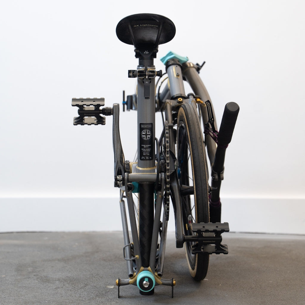 Brompton 7.7kg THM Extralite Ridea NOV SMC JCP 3D Print Ti KCNC Carbon eebrakes
