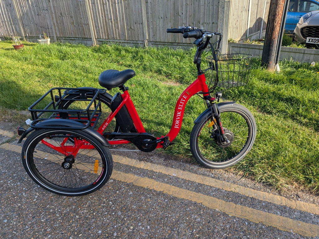 Jorvik Jet E 24 Folding Electric Tricycle, BRAND NEW!,24" WHEELS, DELIVERY POSS.
