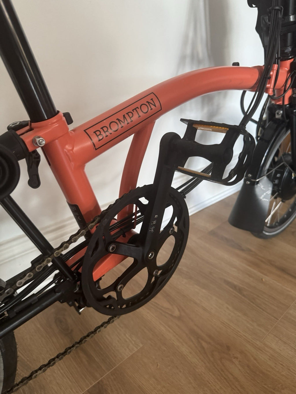 Brompton C Line Explore Electric Fire Coral 6-Speed