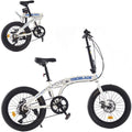 Folding Bicycle 20 Inch Bikes for Adults 7-Speed Variable Foldable City Bicycle