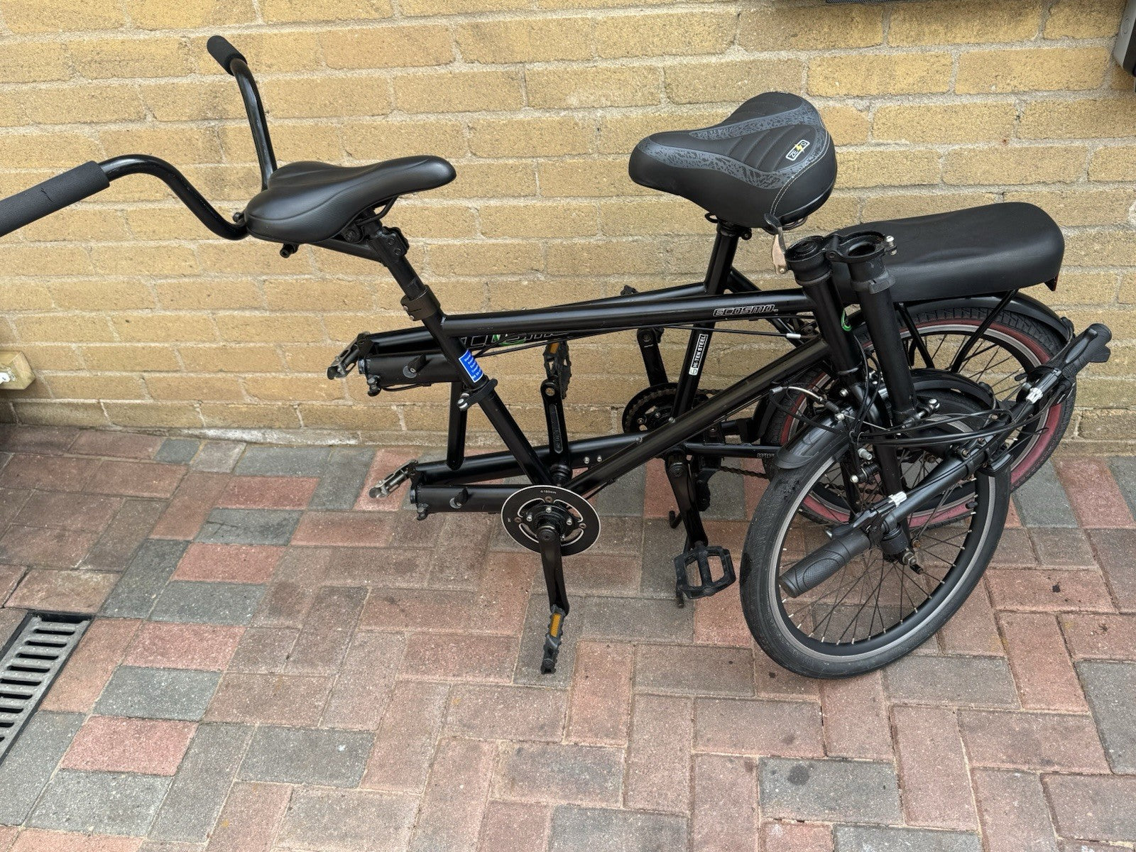 Ecosmo Folding Tandem Bike 20" Wheels