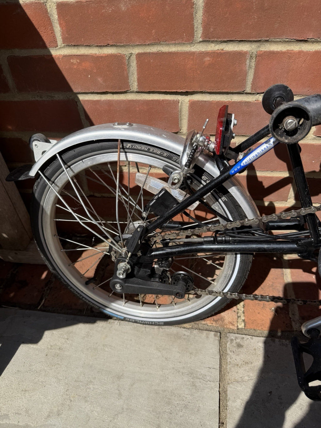 Brompton Folding Bike 6-Speed, Black