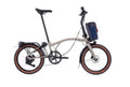 BROMPTON ELECTRIC G LINE 4 SPEED 2026 FOLDING BIKE IN TRAILDUST WHITE