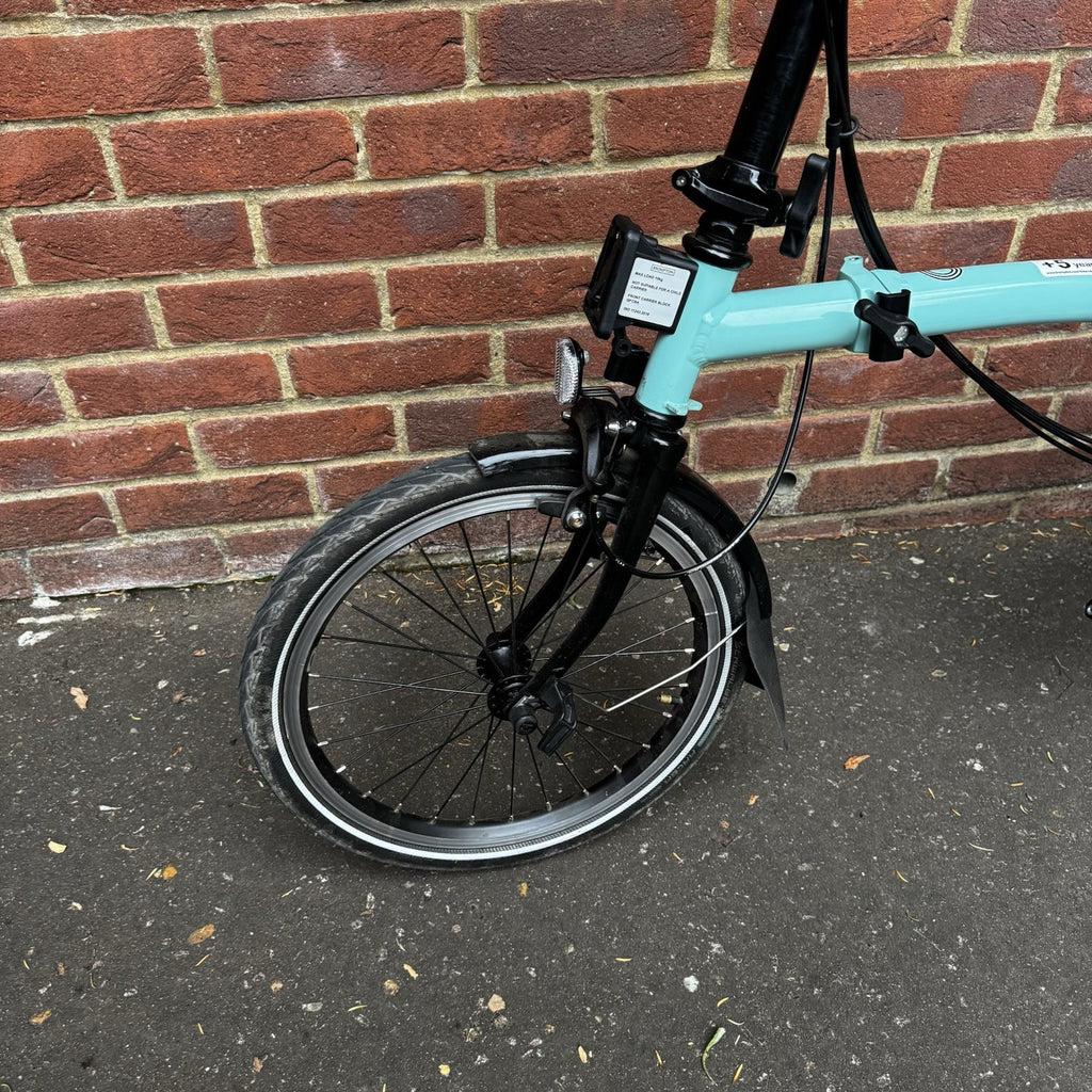 Brompton C Line Explore 6 Speed Light Blue Excellent Condition