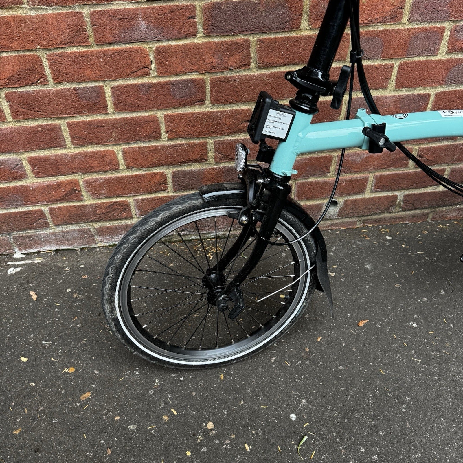Brompton C Line Explore 6 Speed Light Blue Excellent Condition