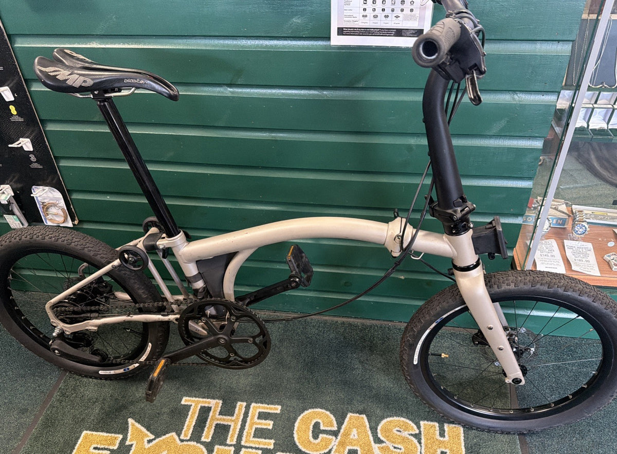 Brompton G Line Medium 8 Speed 20" Folding Bike Traildust White 2024