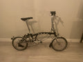 Brompton M3L Folding Bike Black (3 Speed)