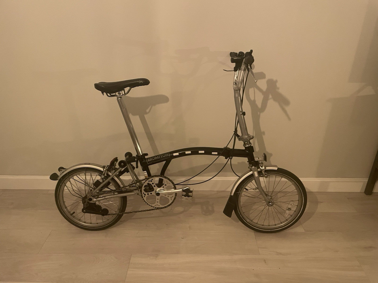 Brompton M3L Folding Bike Black (3 Speed)