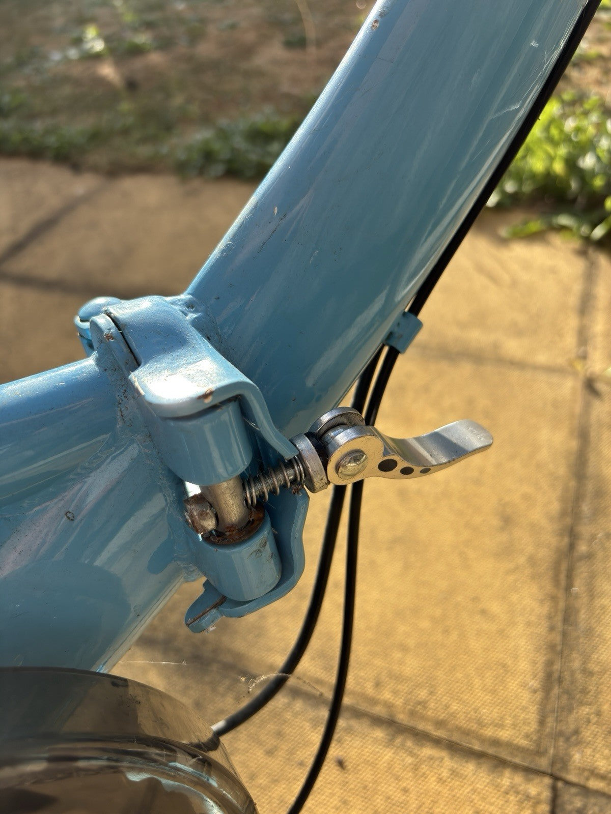 Ecosmo  26 Inch Wheel Women Folding Bike Blue Good Condition
