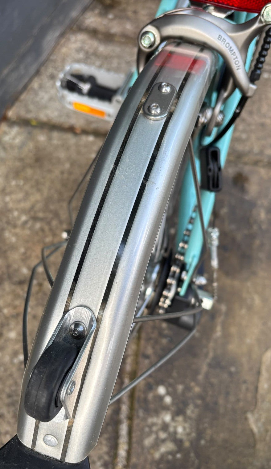 Brompton M3L C Line equivalent Folding Bicycle in Turkish Green - Hardly Used