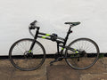 Montague Fit 700C Folding Bike Disc Brakes 27-Speed Flat Bar Black/Green 50cm