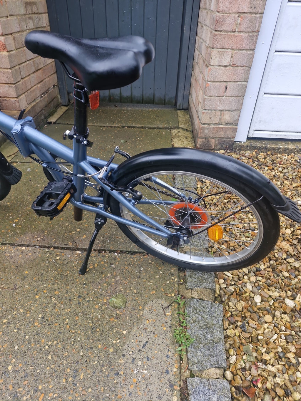 BTWIN Tilt 120 Grey Folding Bike