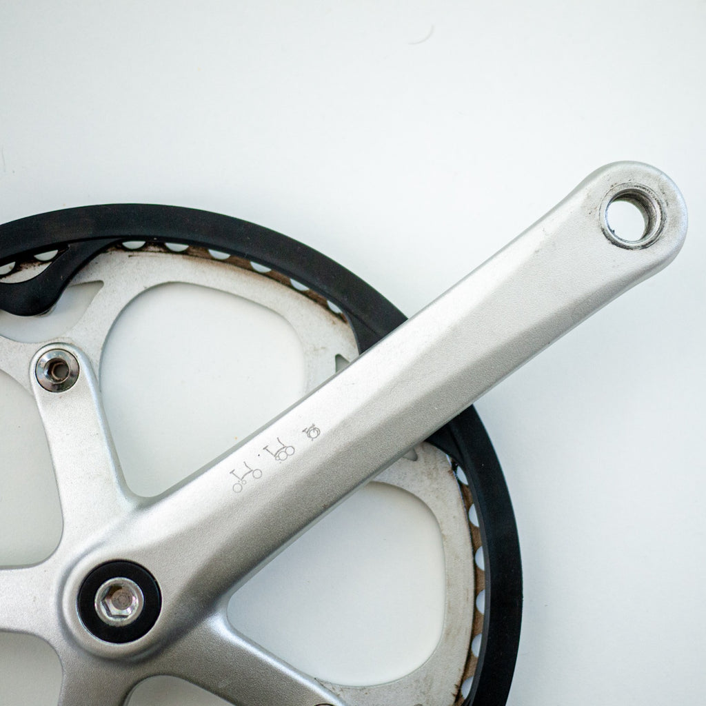 Brompton Folding Bike  Spider Crankset Crank 50T Silver Free Postage