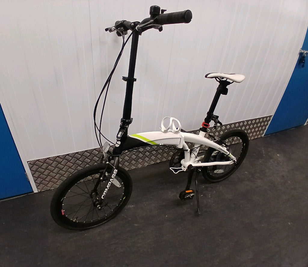 Go Outdoors Compass Northern Folding Bike 20" Wheels White