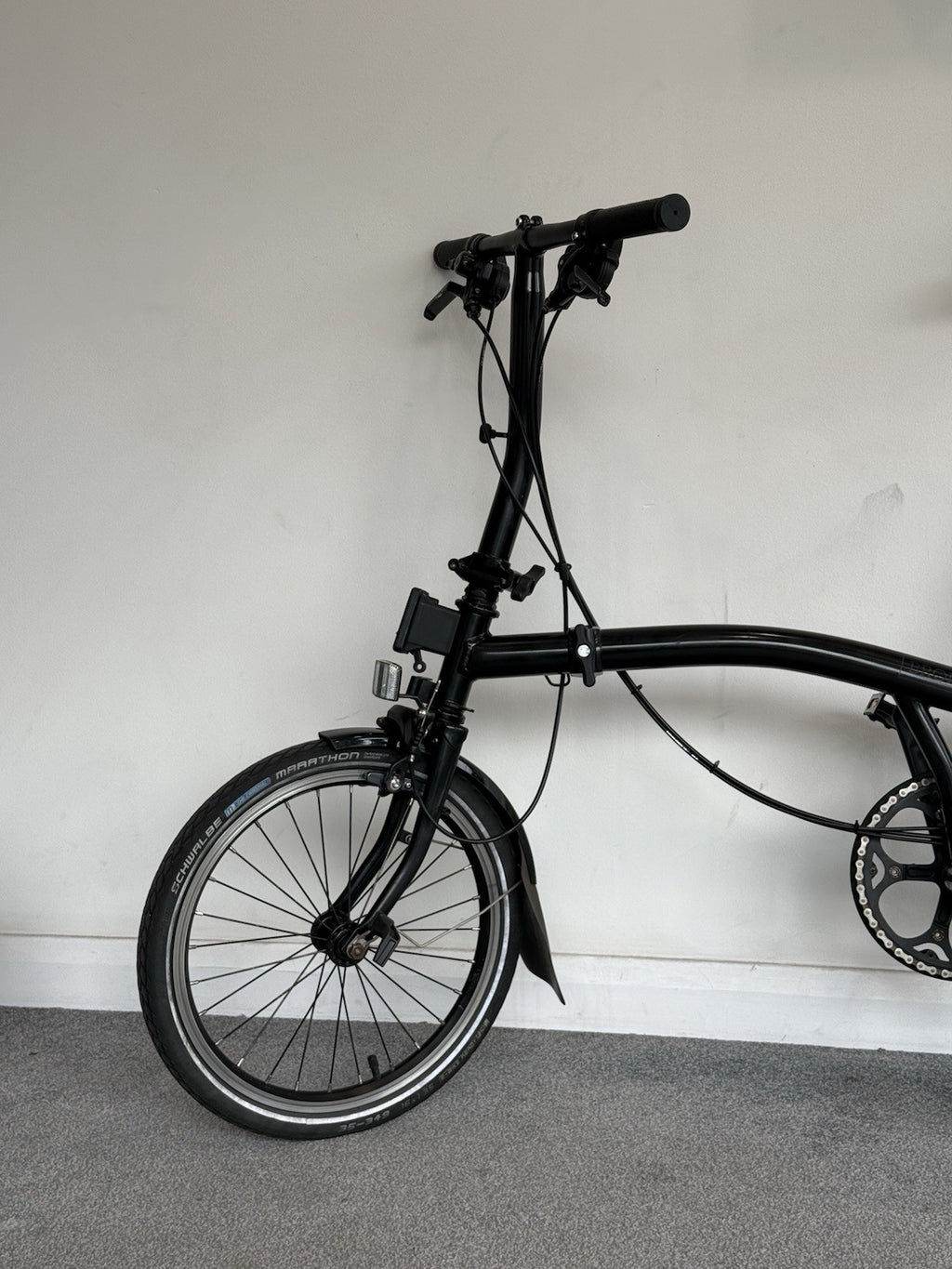 Brompton Folding Bike 6-Speed - C-Line Explore - Black Edition