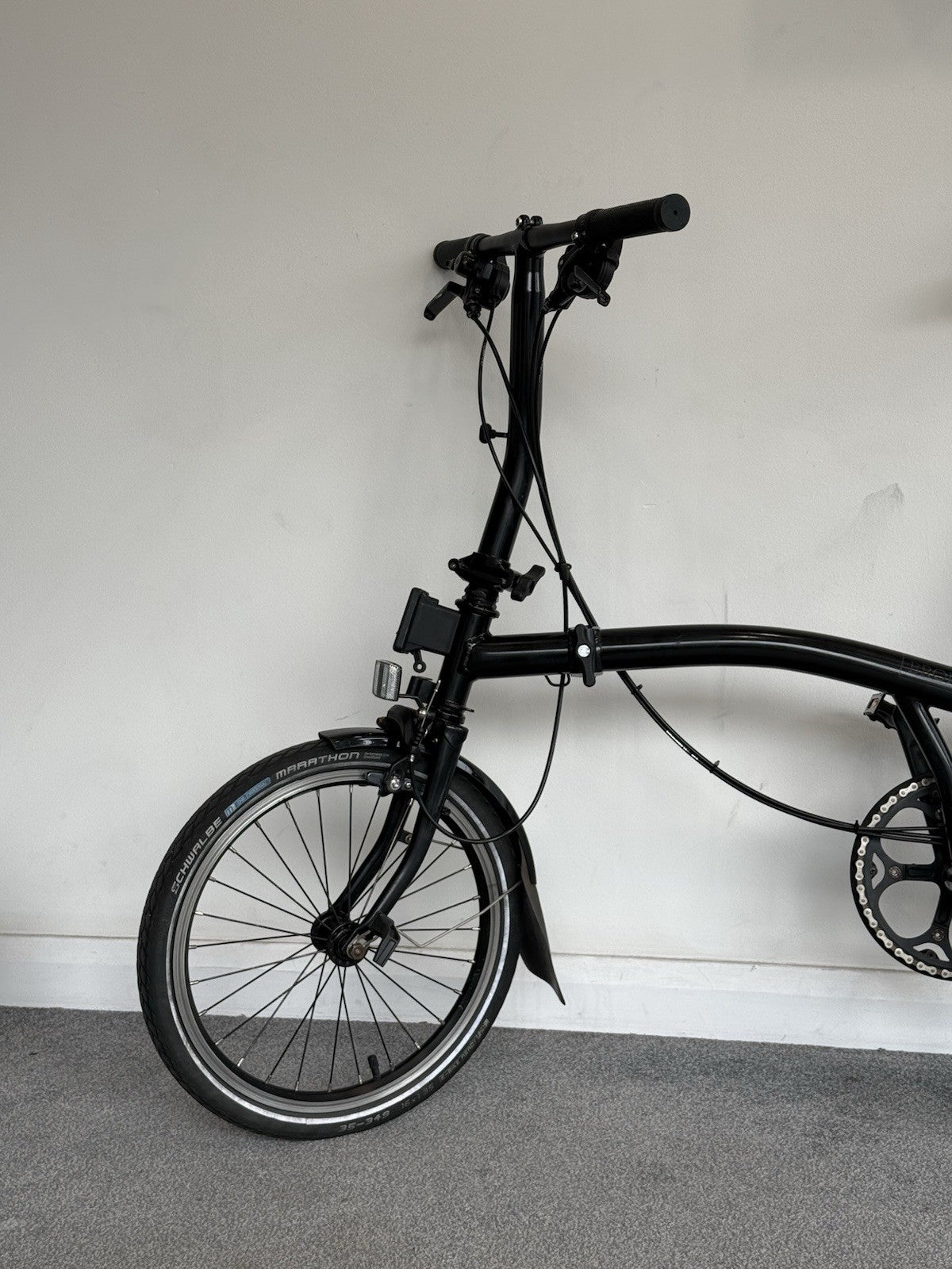 Brompton Folding Bike 6-Speed - C-Line Explore - Black Edition